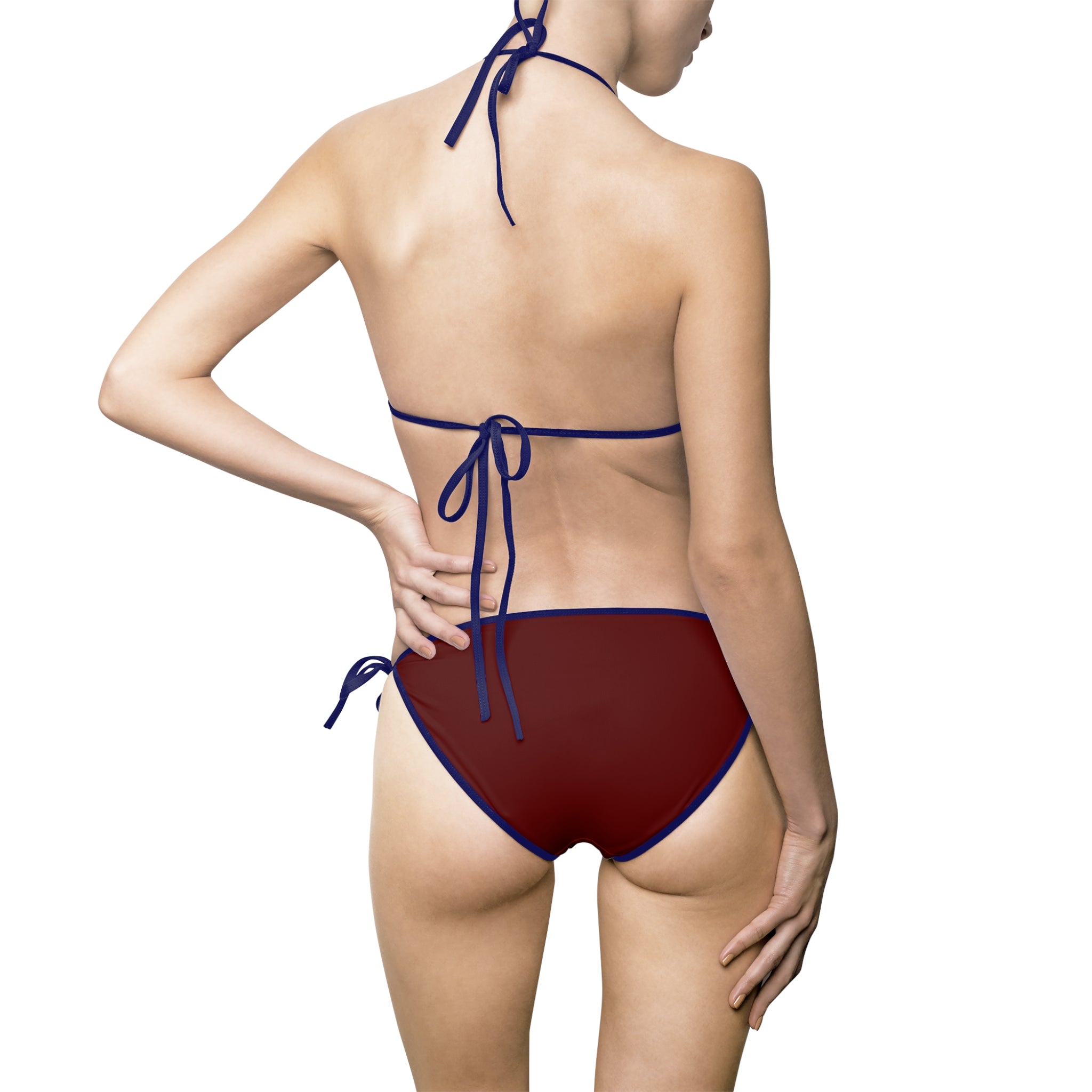 More For Herself Triangle Bikini Swimsuit